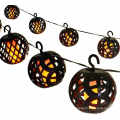 Solar String Lights LED Outdoor Waterproof Flickering Flame